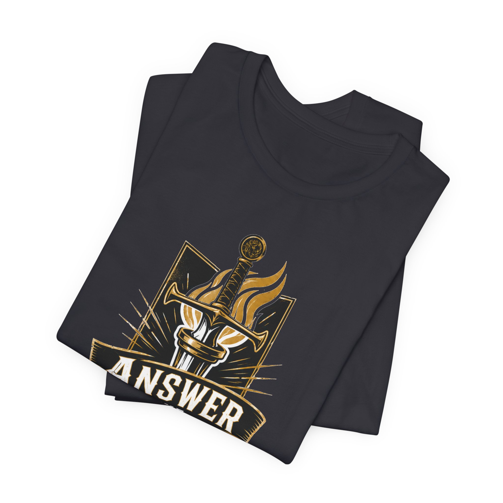 Answer the Call Sword & Torch T-Shirt - Image 23