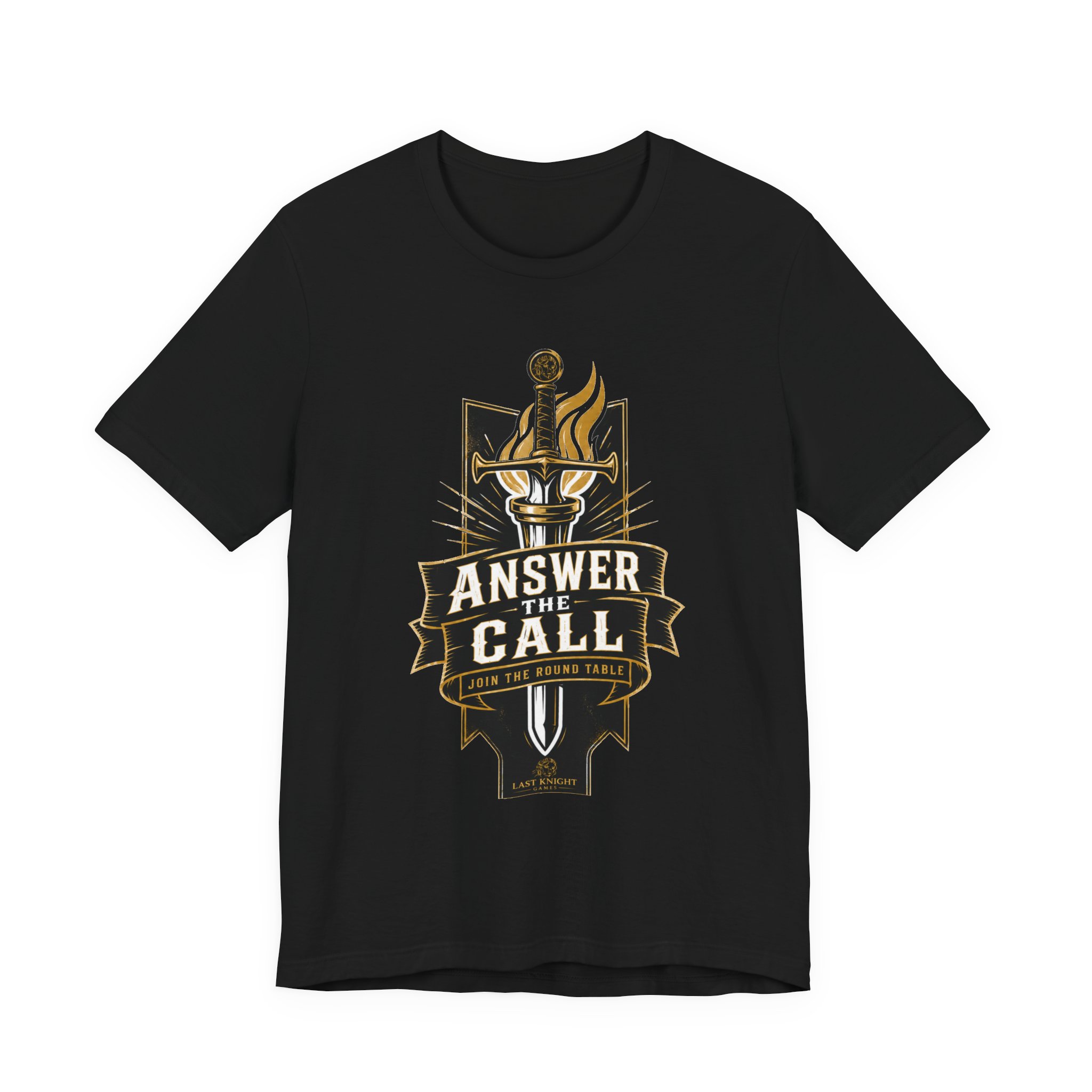 Answer the Call Sword & Torch T-Shirt - Image 9