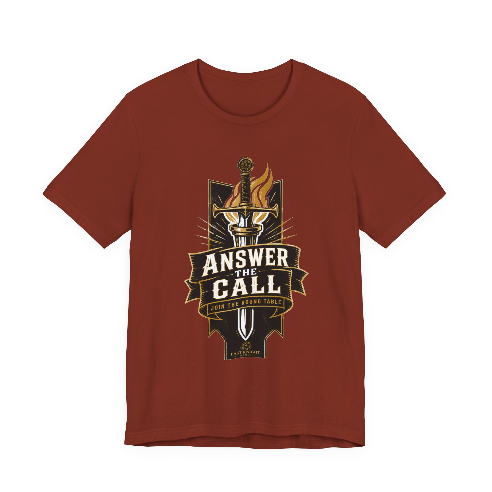 Answer the Call Sword & Torch T-Shirt - Image 5