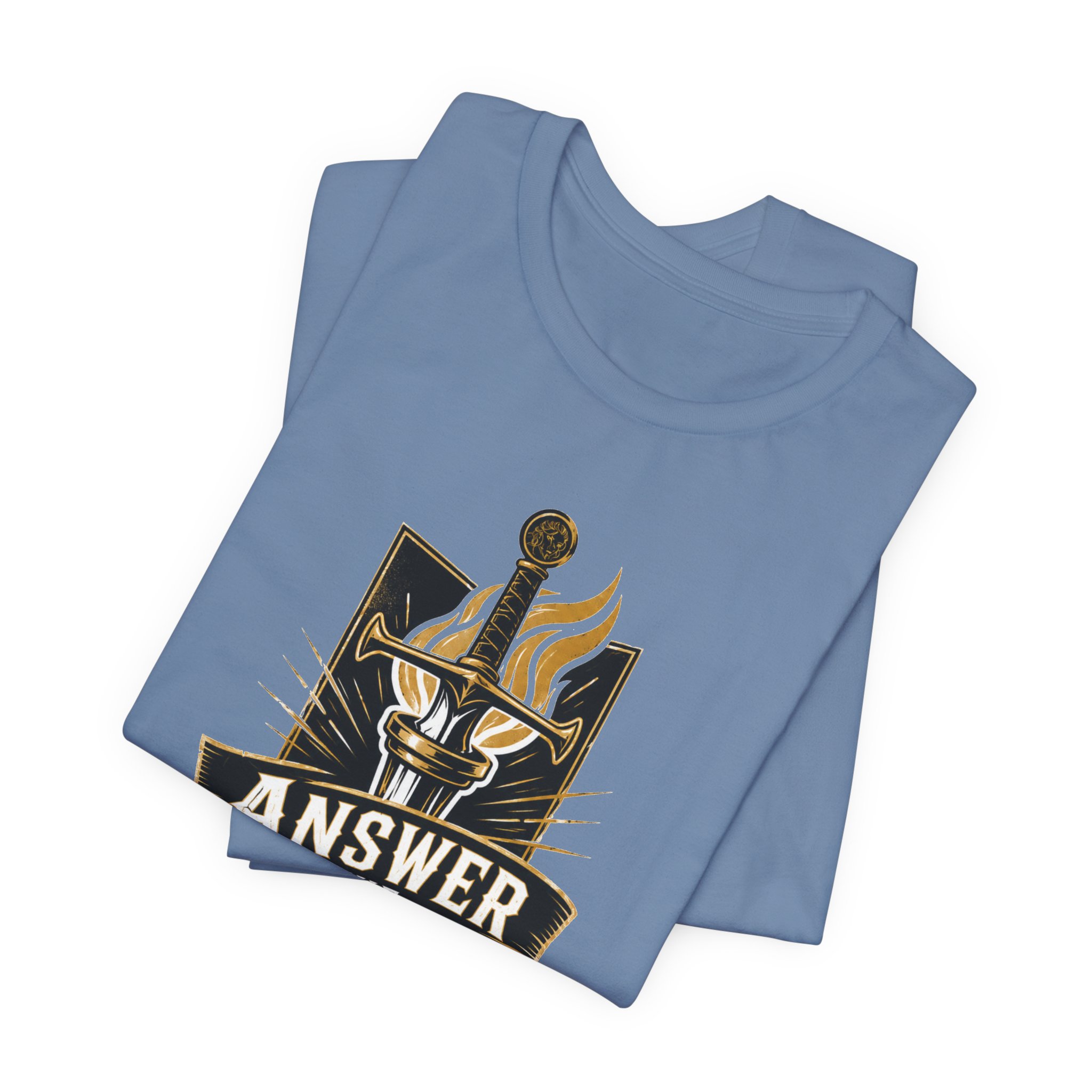 Answer the Call Sword & Torch T-Shirt - Image 31
