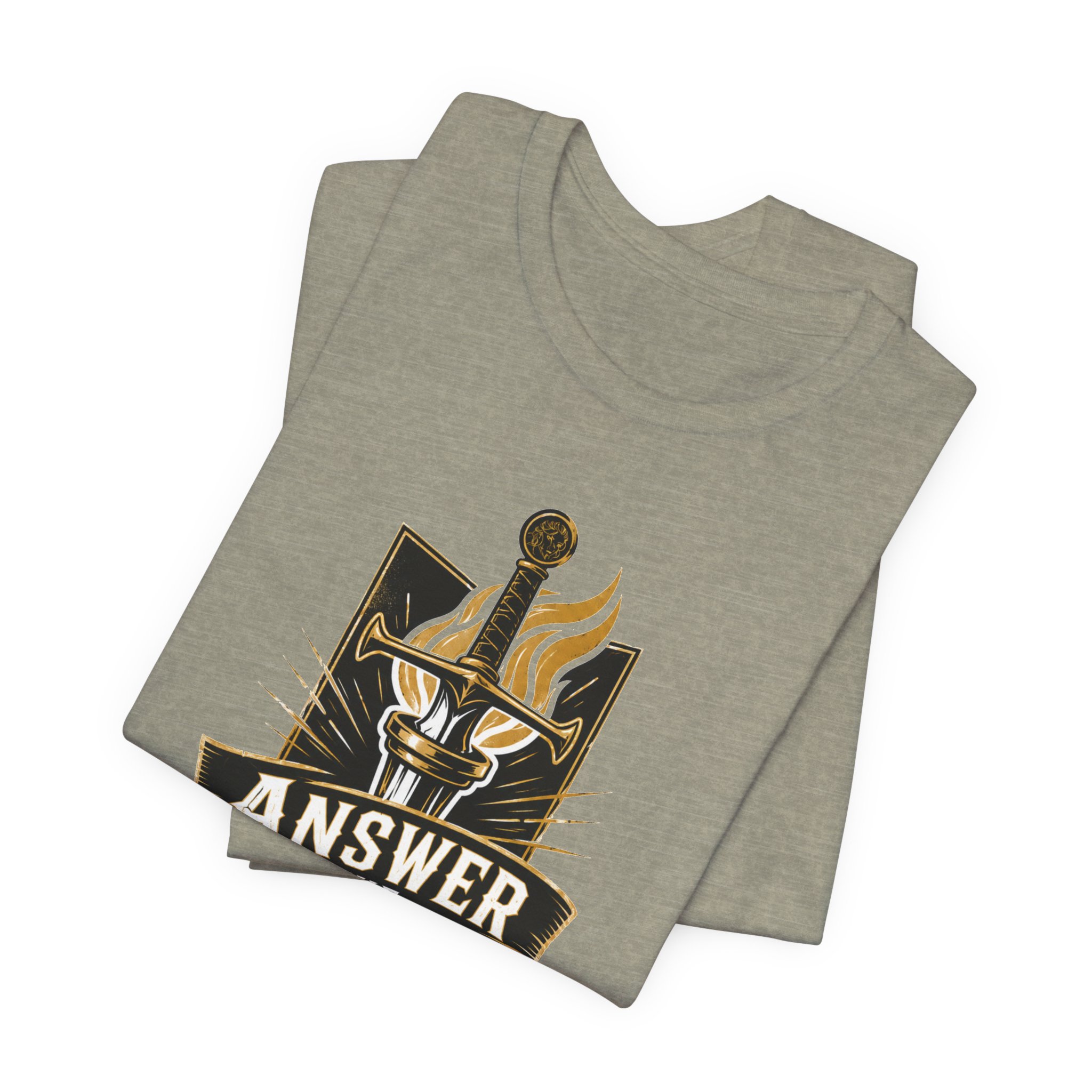 Answer the Call Sword & Torch T-Shirt - Image 19