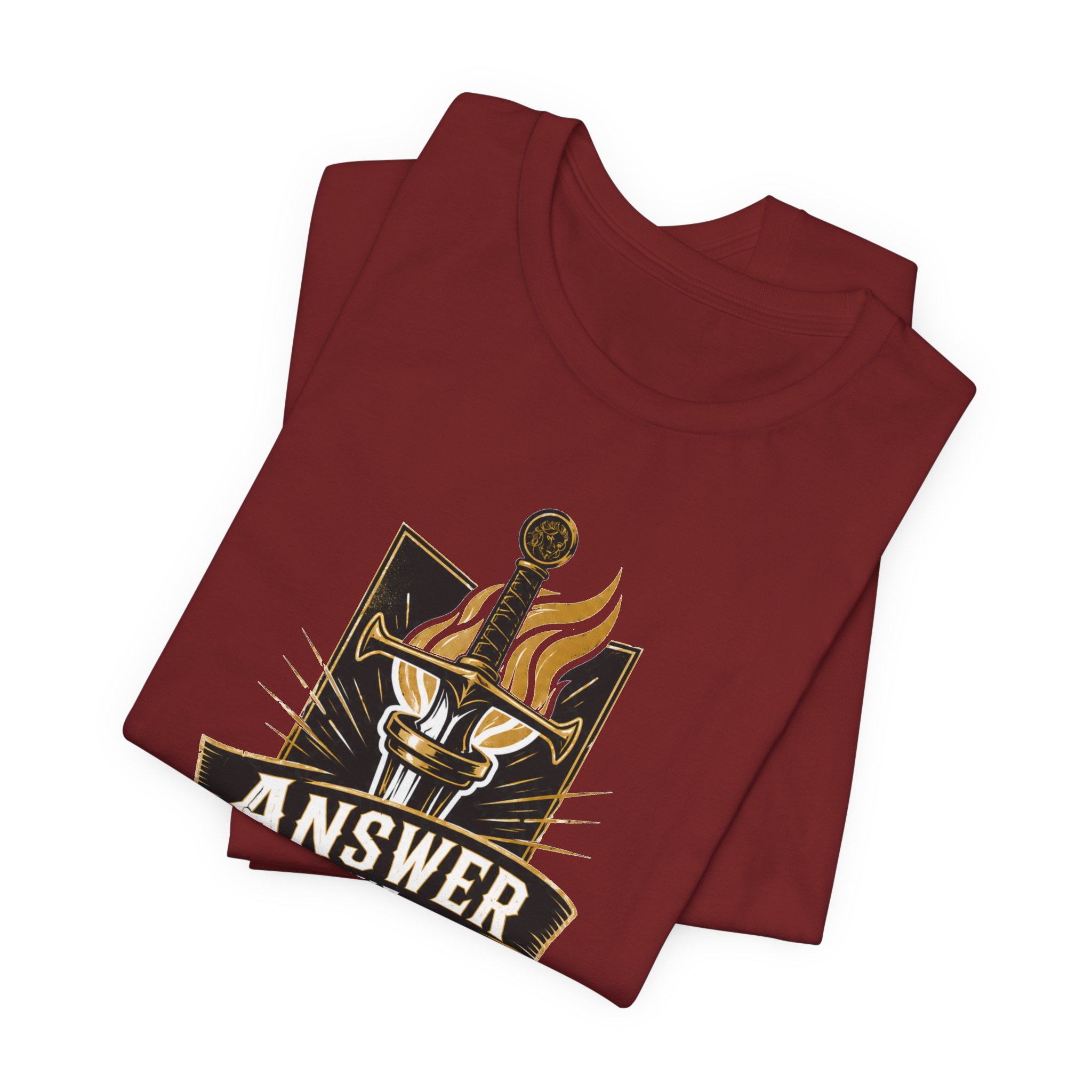 Answer the Call Sword & Torch T-Shirt - Image 43